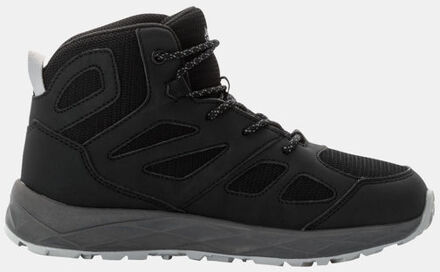 Jack Wolfskin Woodland 2 Texapore Mid K Wandelschoen Junior Zwart - 36