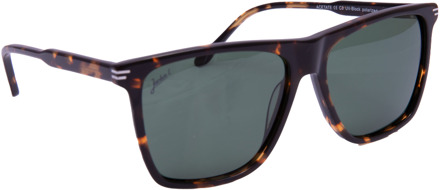 Jackie L Bergerac JL-0575A tortoiseshell - groen-grijs polarised TAC - UV400