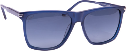 Jackie L Bergerac JL-0575B blauw - blauw-grijze dégradé polarised TAC - UV400