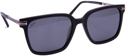 Jackie L Narbonne JL-0580A mat zwart - grijs polarised TAC - UV400