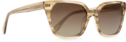 Jackie L ZO-0259A Honfleur shiny bruin stripe