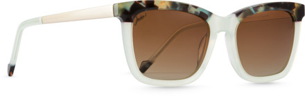 Jackie L ZO-0265C Annecy groen-bruin degradé polarised