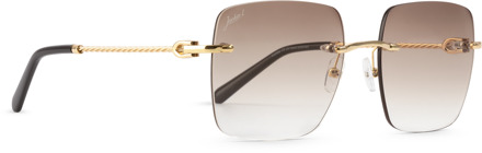 Jackie L ZO-0270A Biarritz Goud-bruin Nylon lens bruin