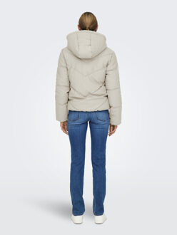 Jacqueline de Yong arnhem water rep short puffa otw 15277952 moonbeam Ecru