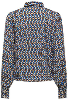 Jacqueline de Yong Base life boey life l/s bow shirt Veelkleurig - 40