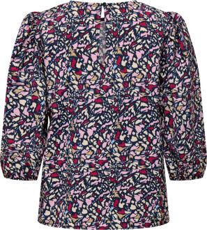 Jacqueline de Yong Camille 3/4 top Rood - M