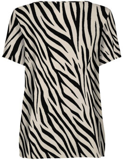 Jacqueline de Yong Camille s/s o-neck top Veelkleurig - M