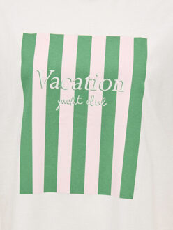 Jacqueline de Yong carla s/s oversize t-shirt jrs 15356228 cloud dancer - maat M Ecru