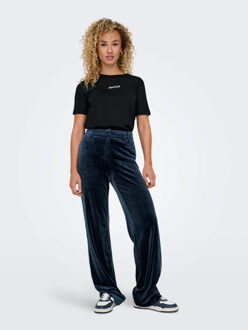 Jacqueline de Yong Catie s/s heavy emb top Zwart - L