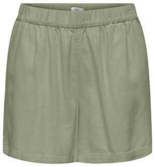 Jacqueline de Yong Caya linen hw shorts Bruin