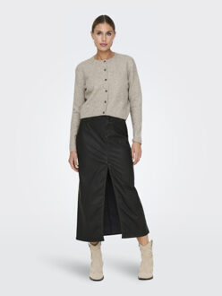 Jacqueline de Yong chloe life l/s cardigan knt noos 15330581 turtledove Grijs - XL