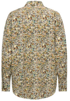 Jacqueline de Yong Elia life l/s loose shirt Veelkleurig - XS