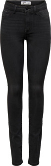 Jacqueline de Yong High waist skinny jeans Grijs - L
