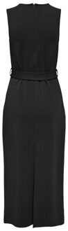 Jacqueline de Yong Jdyana sl belt dress jrs - Zwart - M