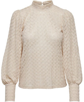 Jacqueline de Yong Jdyavery l/s lace top jrs noos Wit - XL