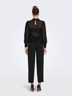 Jacqueline de Yong Jdyavery l/s lace top jrs noos Zwart - S