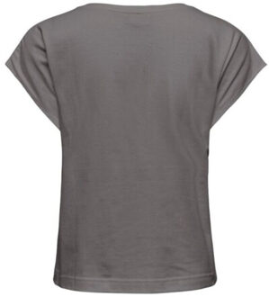 Jacqueline de Yong Jdydear ss pearl t-shirt jrs melee Grijs