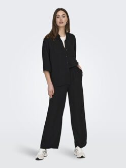 Jacqueline de Yong Jdydivya hw wide pants wvn - - maat M / L32 Zwart
