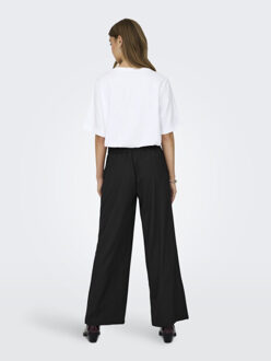 Jacqueline de Yong Jdydora hw wide pant tlr - Zwart - M / L32