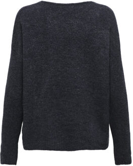 Jacqueline de Yong Jdyelanora ls v-neck pullo. knt noos - Zwart - S