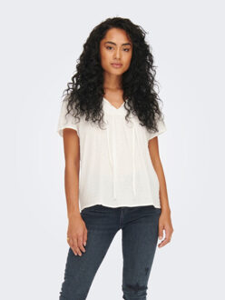 Jacqueline de Yong Jdylima life ss top wvn noos off-white Ecru
