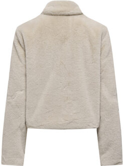 Jacqueline de Yong Jdymacy life faux fur jacket otw no Beige - M