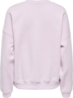 Jacqueline de Yong Jdymesa l/s o-neck emb sweat jrs no Roze - M