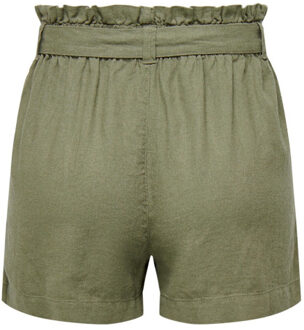 Jacqueline de Yong Jdysay mw linen shorts wvn army Groen - 42