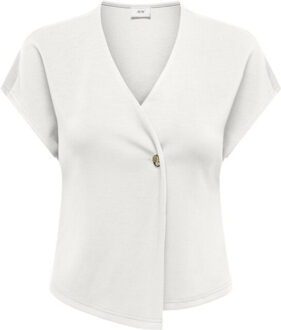 Jacqueline de Yong Jdytami ss top jrs off-white Ecru - M