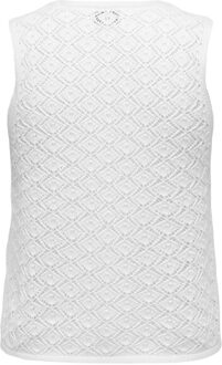 Jacqueline de Yong Jdytikka sl tie vest off-white Ecru - 40