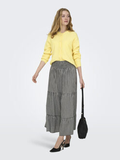 Jacqueline de Yong lumi life l/s button cardiga knt 15326819 golden haze - maat M Geel