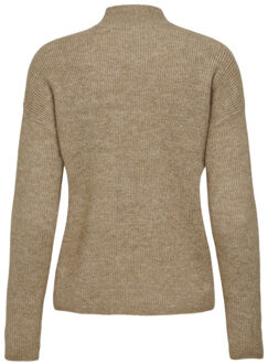 Jacqueline de Yong Lumi life l/s high neck pullover Veelkleurig - M