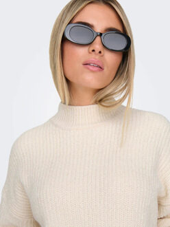 Jacqueline de Yong Melia l/s high neck pullover Wit