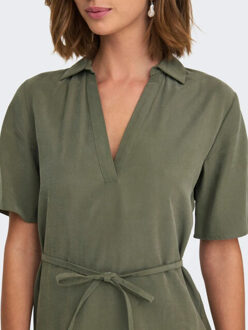 Jacqueline de Yong Olli 2/4 midi dress Veelkleurig - XS