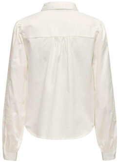 Jacqueline de Yong Pauline l/s embroidery shirt Veelkleurig - XS