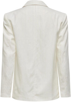 Jacqueline de Yong Petra linen l/s blazer Veelkleurig