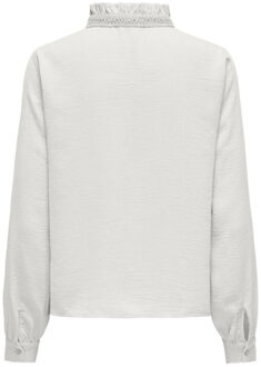 Jacqueline de Yong Rachel life l/s v-neck lace top Veelkleurig - M