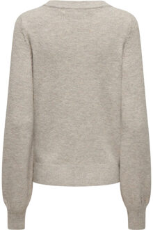 Jacqueline de Yong rue glitter l/s boat pullove knt 15330648 chateau gray Ecru - S