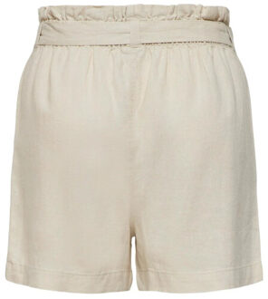 Jacqueline de Yong Say mw linen shorts Ecru - 42