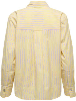 Jacqueline de Yong soho l/s loose striped shirt wvn 15368294 double cream Ecru - M