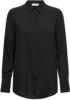 Jacqueline de Yong Starr life l/s loose shirt Zwart - XL