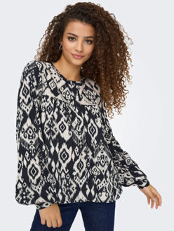 Jacqueline de Yong Tiger life l/s top Veelkleurig - XXL