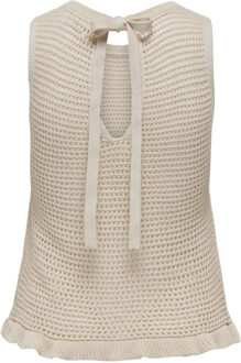 Jacqueline de Yong Tikka s/l structure frill top Beige