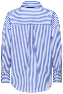 Jacqueline de Yong vesper l/s loose shirt wvn noos 15338857 cornflower blue Ecru - XXL