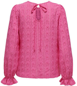 Jacqueline de Yong Willow l/s blouse Roze - S