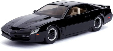 Jada- Kitt car fantastic Metal 1:24 with collectible lights, black Color, one size (253255000)