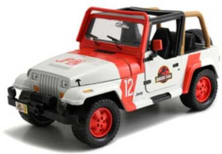 Jada Toys Jurassic World Diecast Model 1/24 1992 Jeep Wrangler