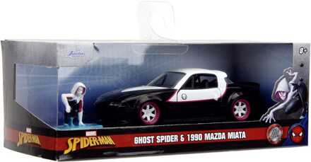 Jada Toys Marvel Diecast Models 1/32 Ghost-Spider 1990 Miata Display (6)