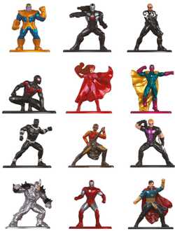 Jada Toys Marvel Nano Metalfigs Diecast Mini Figures Display 4 cm (24)