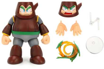 Jada Toys Mega Man Action Figure Wood Man 11 cm
